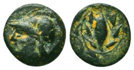 Greek Coins. Ae (1st century BC).
Condition: Very Fine



Weight: 1.2 gr
Diameter: 11 mm