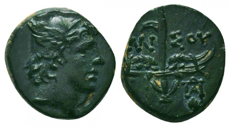 AMISOS. Pontos. 2nd-1st Century B.C. 
Condition: Very Fine



Weight: 2.5 gr
Dia...