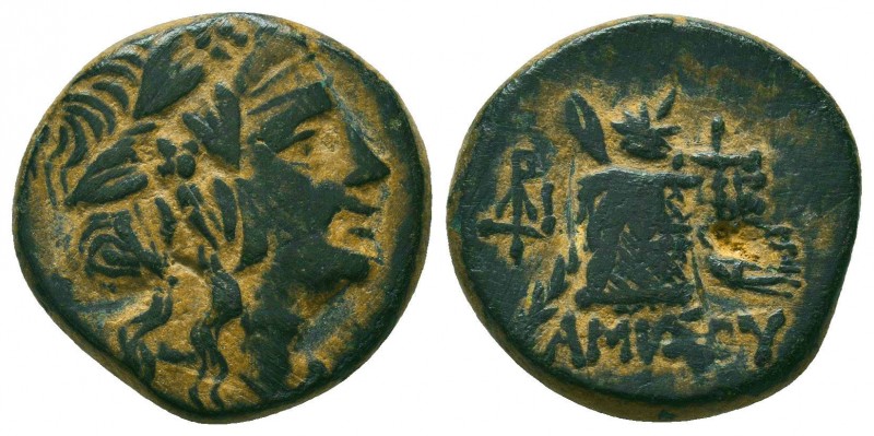 AMISOS. Pontos. 2nd-1st Century B.C. 
Condition: Very Fine



Weight: 6.9 gr
Dia...