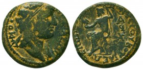 PHRYGIA. Cotiaeum. Pseudo-autonomous. Time of Valerian and Gallienus (253-260). Ae. 
Condition: Very Fine



Weight: 6.6 gr
Diameter: 22 mm