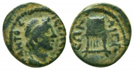 Pseudo-autonomous issue. 3rd Century AD. Æ 
Condition: Very Fine


Weight: 2.4 gr
Diameter: 14 mm