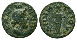 Pseudo-autonomous issue. 3rd Century AD. Æ 
Condition: Very Fine


Weight: 1.3 gr
Diameter: 13 mm