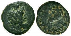 Pseudo-autonomous issue. 3rd Century AD. Æ 
Condition: Very Fine


Weight: 3.4 gr
Diameter: 18 mm