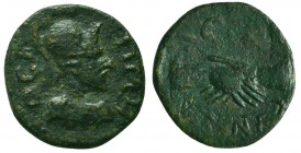 Pseudo-autonomous issue. 3rd Century AD. Æ 
Condition: Very Fine


Weight: 4.7 gr
Diameter: 20 mm