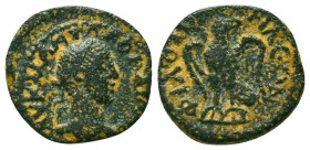 Gordianus III (238-244 AD). AE Philomelion, Phrygia.
Obv. AΥ KM AΥTΩ ΓOΡΔIANOC, laureate head right.
Rev. ΦIΛOMHΛEΩN, eagle standing left, wreath in b...
