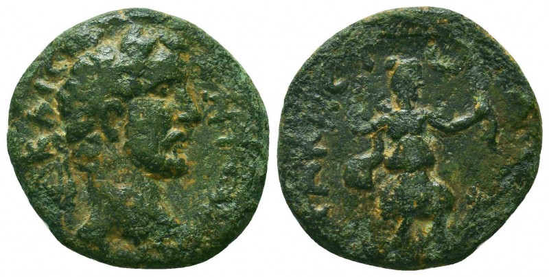 CILICIA. Coracesium. Antoninus Pius (138-161). Ae. Obv: Α ΚΑΙСΑΡ ΑΝΤωΝЄΙΝΟС. Lau...