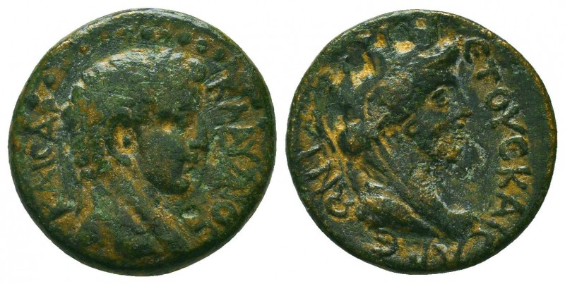 Cilicia or Northern Syria, Uncertain Caesarea. Claudius. A.D. 41-54. Æ Laureate ...