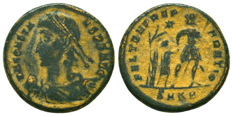 Constans (347-350 AD). AE
Condition: Very Fine



Weight: 5.1 gr
Diameter: 21 mm