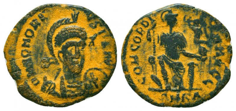 Honorius 393 - 423 AD. Ae
Condition: Very Fine



Weight: 2.0 gr
Diameter: 18 mm