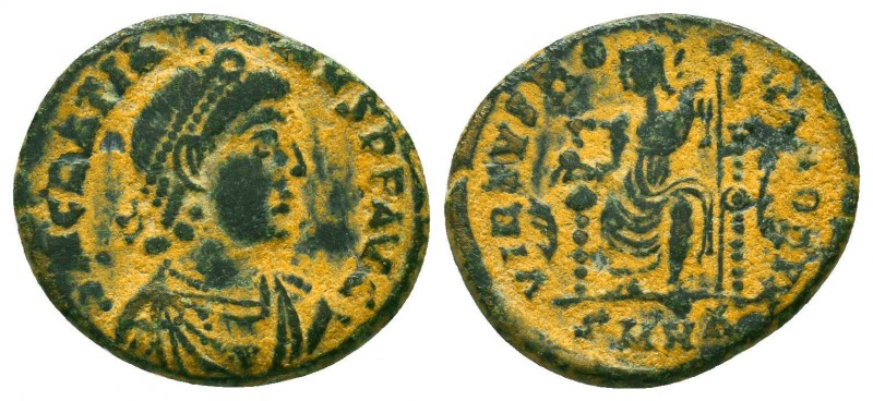 Gratian. A.D. 367-383. AE
Condition: Very Fine



Weight: 2.7 gr
Diameter: 16 mm