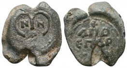 Byzantine Lead Seals, 7th - 13th Centuries
Condition: Very Fine



Weight: 10.2 gr
Diameter: 24mm