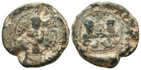 Byzantine Lead Seals, 7th - 13th Centuries
Condition: Very Fine



Weight: 8.9 gr
Diameter: 22 mm