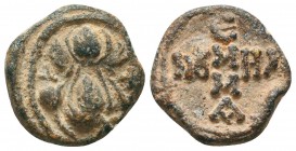 Byzantine Lead Seals, 7th - 13th Centuries
Condition: Very Fine



Weight: 5.0 gr
Diameter: 17 mm