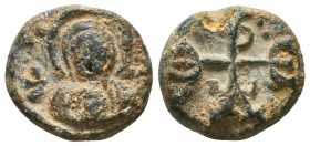 Byzantine Lead Seals, 7th - 13th Centuries
Condition: Very Fine



Weight: 6.0 gr
Diameter: 17 mm