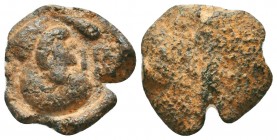 Byzantine Lead Seals, 7th - 13th Centuries
Condition: Very Fine



Weight: 3.9 gr
Diameter: 16 mm