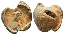 Byzantine Lead Seals, 7th - 13th Centuries
Condition: Very Fine



Weight: 7.0 gr
Diameter: 18 mm