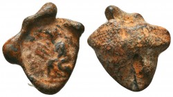 Byzantine Lead Seals, 7th - 13th Centuries
Condition: Very Fine



Weight: 6.6 gr
Diameter: 19 mm