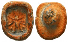 Byzantine Lead Seals, 7th - 13th Centuries
Condition: Very Fine



Weight: 11.5 gr
Diameter: 22 mm