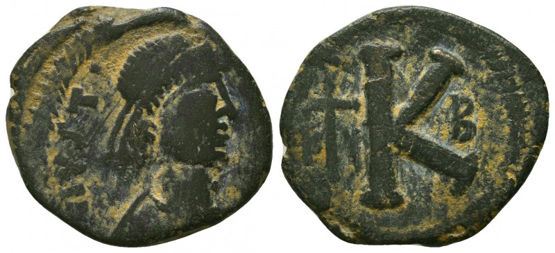 Justinian I. A.D. 527-565. AE half follis
Condition: Very Fine



Weight: 7.9 gr...