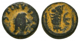 Justinian I. A.D. 527-565. AE 
Condition: Very Fine



Weight: 1.8 gr
Diameter: 11 mm