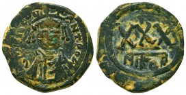 Tiberius II Constantine. 578-582. AE 
Condition: Very Fine



Weight: 10.5 gr
Diameter: 27 mm