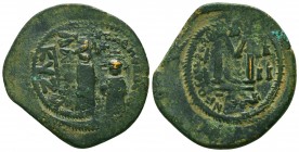 Heraclius (610-641 AD). AE Follis 
Condition: Very Fine



Weight: 10.6 gr
Diameter: 33 mm