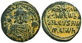 Romanus I. AE Follis. 913-959 AD.
Condition: Very Fine



Weight: 9.9 gr
Diameter: 27 mm