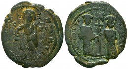 Byzantine Coins Ae, Anonymous, Bust of Jesus, 7th - 13th Centuries
Condition: Very Fine



Weight: 8.0 gr
Diameter: 27 mm