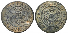 Medieval Europe , AE nuremberg ae
Condition: Very Fine



Weight: 1.2 gr
Diameter: 21 mm