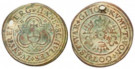 Medieval Europe , AE nuremberg ae
Condition: Very Fine



Weight: 1.4 gr
Diameter: 22 mm