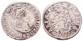 HOLY ROMAN EMPIRE. Leopold I (1657-1705). 
Condition: Very Fine



Weight: 2.8 gr
Diameter: 26 mm