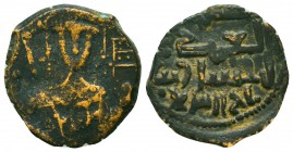 Islamic Bronze Coins , Ae. Seljuqs of Rum,
Condition: Very Fine



Weight: 2,9 gr
Diameter: 20 mm