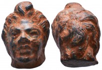 Ancient Roman Large Bronze Head,
Condition: Very Fine
Weight: 108.6 gr
Diameter: 26 mm