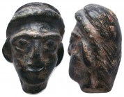 Ancient Roman Bronze Head,
Condition: Very Fine
Weight: 19.7 gr
Diameter: 22 mm