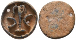 Ancient Bread Seal Bronze,
Condition: Very Fine
Weight: 18.3 gr
Diameter: 33 mm