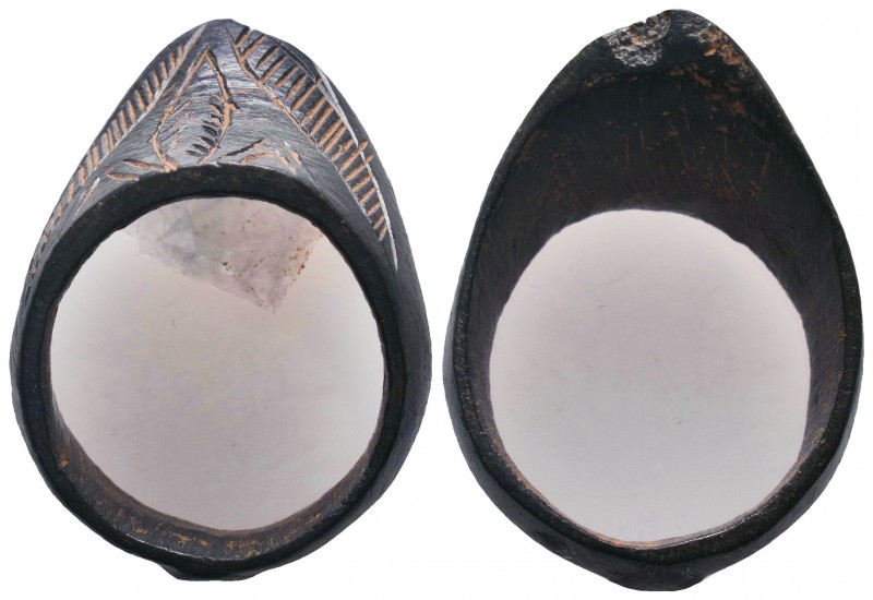 Ancient Decorated Archers Ring .
Condition: Very Fine