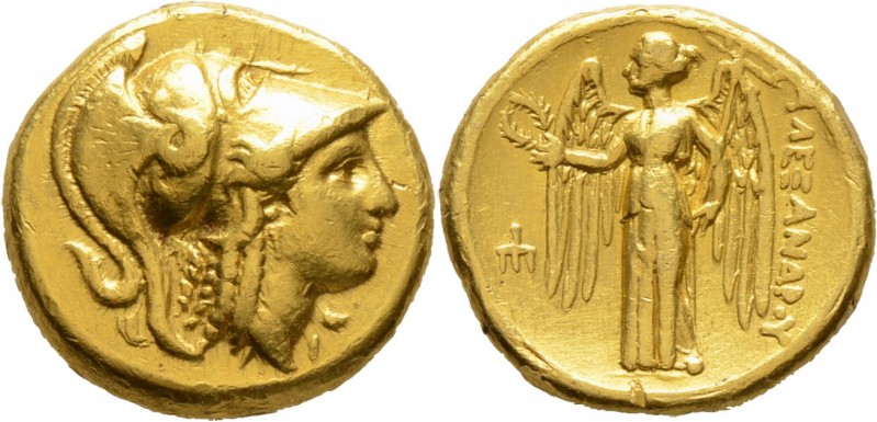 Griechische Münzen
Makedonia. Alexander III. der Große 336-323 v. Chr. 
AV-Dop...