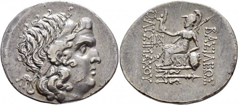 Griechische Münzen
Könige von Thrakien. Lysimachos 305-281 v. Chr. 
Tetradrach...