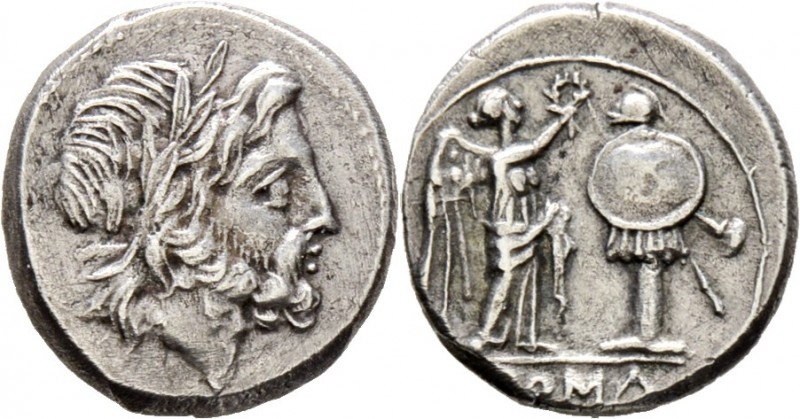 Römische Münzen
Römische Republik. Anonym nach 211 v. Chr. 
Victoriat nach 211...