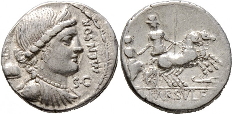 Römische Münzen
Römische Republik. L. Farsuleius Mensor 75 v. Chr. 
Denar -Rom...