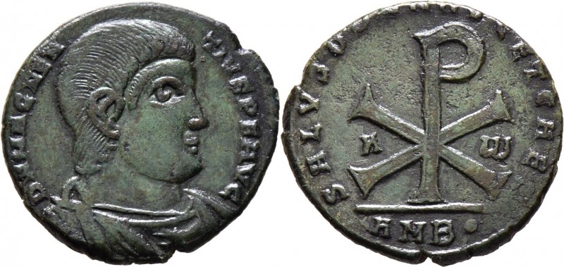 Römische Münzen
Kaiserzeit. Magnentius 350-353. 
Doppelmaiorina (AE-26 mm) -Am...
