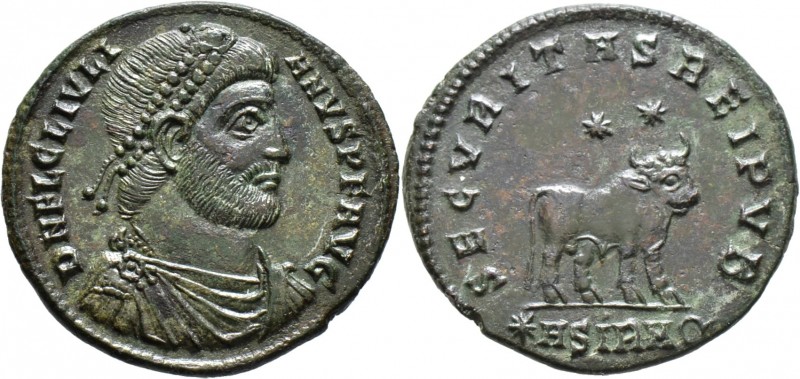 Römische Münzen
Kaiserzeit. Julianus II. 361-363. 
Doppelmaiorina -Sirmium-. D...