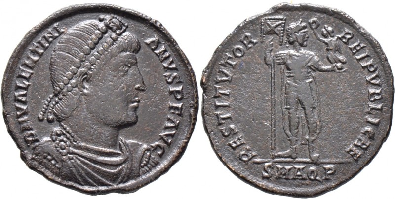 Römische Münzen
Kaiserzeit. Valentinianus I. 364-375. 
Großbronze 364/367 -Aqu...