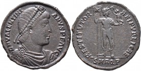 Römische Münzen
Kaiserzeit. Valentinianus I. 364-375. 
Großbronze 364/367 -Aquileia-. D N VALENTINIANVS P F AVG. Drapierte Panzerbüste mit Perldiade...