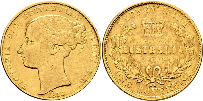 Ausländische Münzen und Medaillen
Australien. Victoria 1837-1901. 
Sovereign 1...