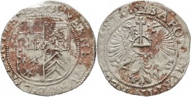 Ausländische Münzen und Medaillen
Begien-Reckheim, Reichsbaronei. Ernst von Aspremont-Lynden 1603-1636. 
4 Sous o.J. Quadriertes Wappen mit Mittelsc...