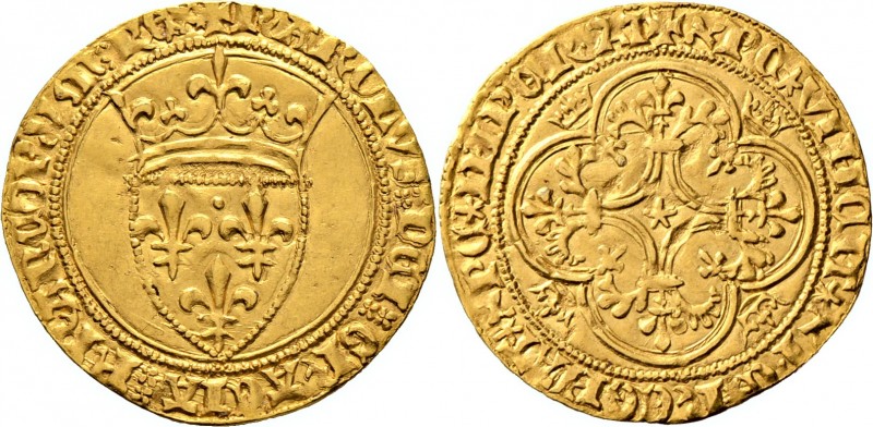 Ausländische Münzen und Medaillen
Frankreich-Königreich. Charles VI. 1380-1422....