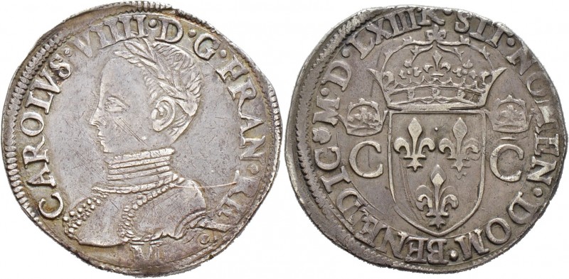 Ausländische Münzen und Medaillen
Frankreich-Königreich. Charles IX. 1560-1574....