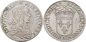 Ausländische Münzen und Medaillen
Frankreich-Königreich. Louis XIII. 1610-1643. 
1/2 Ecu (deuxieme poincon de Warin) 1642 -Paris-. Gad. 50, Ciani 16...