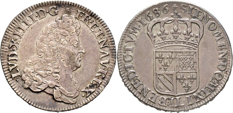Ausländische Münzen und Medaillen
Frankreich-Königreich. Louis XIV. 1643-1715. ...